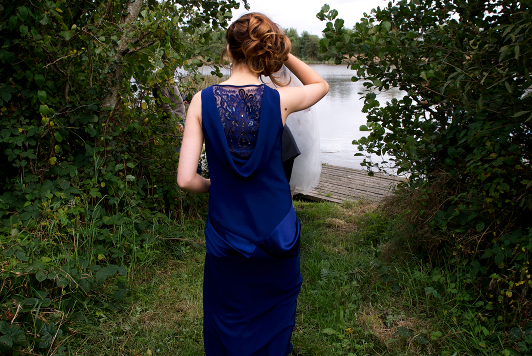 bridesmaid dress midnight blue wedding